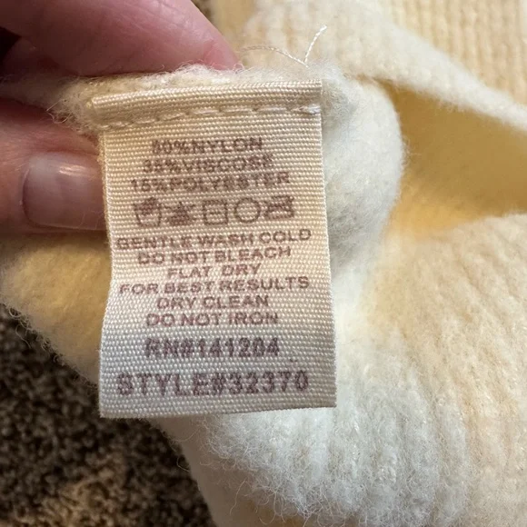 Hem & Thread Cream Criss Cross Back Sweater - Picture 5 of 6